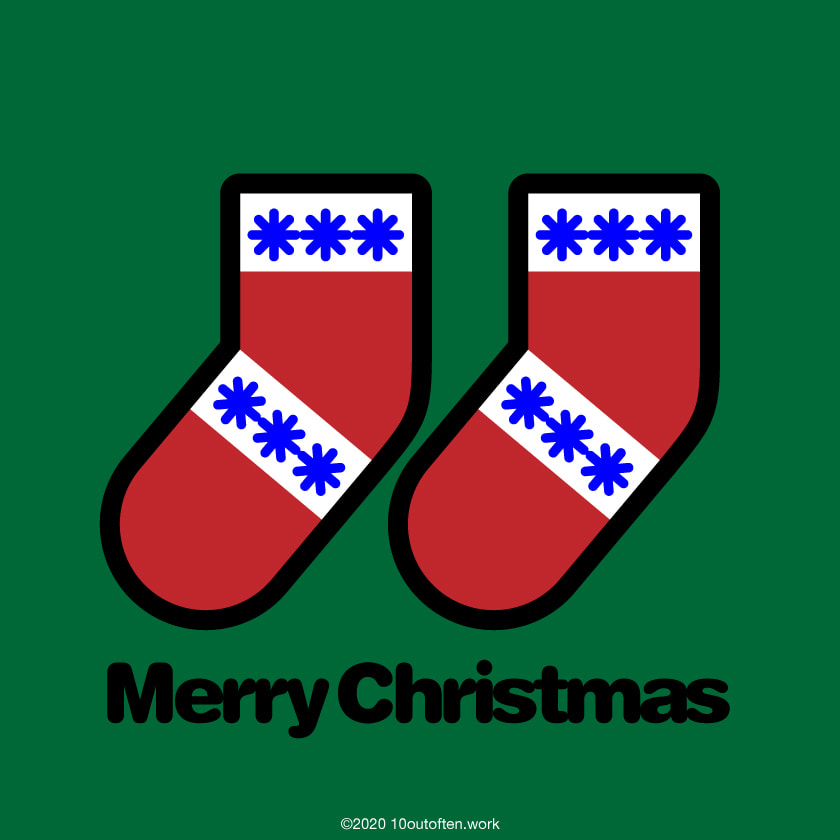 クリスマスオーナメント　靴下
