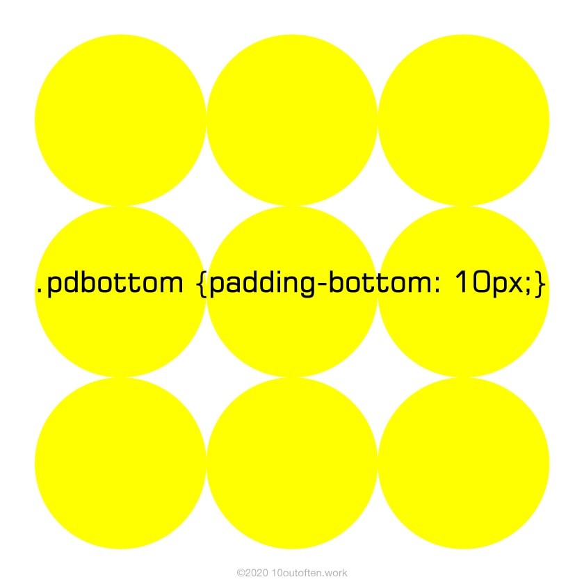 padding-bottom
