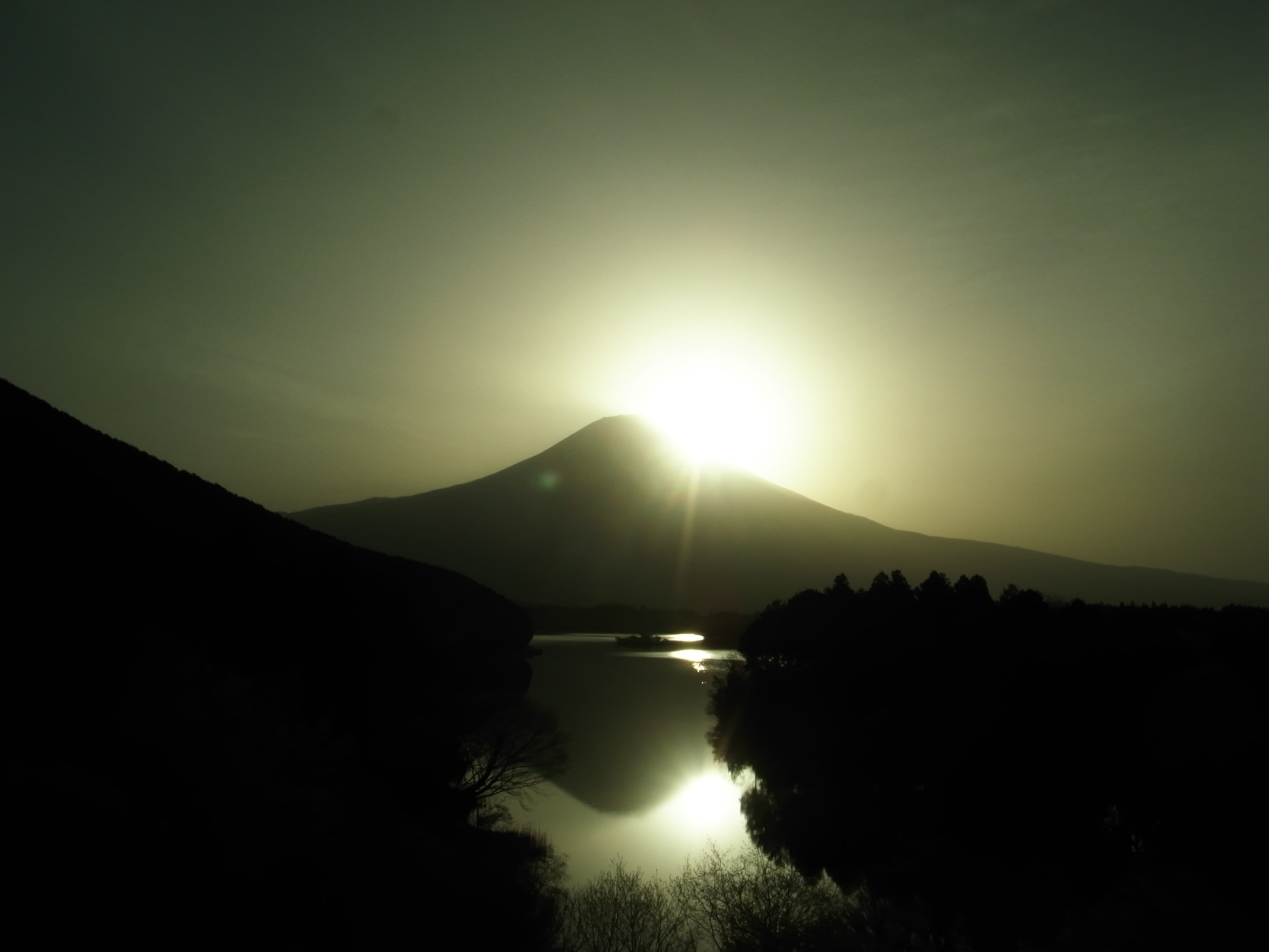富士山の日の出